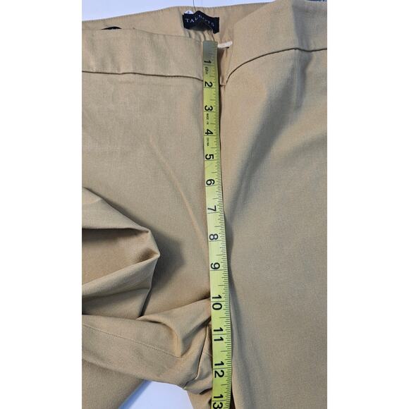 NWT TALBOTS bi stretch Chatham Slim Leg Ankle Pants Toasted Coconut 16P PETITE - Picture 5 of 8